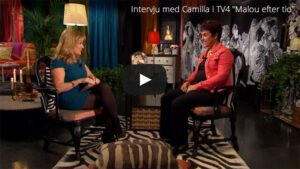 Intervju med Camilla i TV4 Malou efter tio
